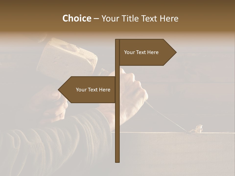 Cabinet Maker PowerPoint Template