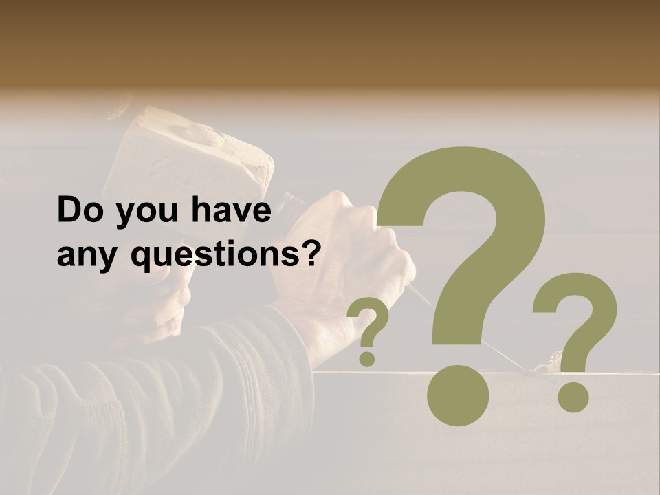 Cabinet Maker PowerPoint Template