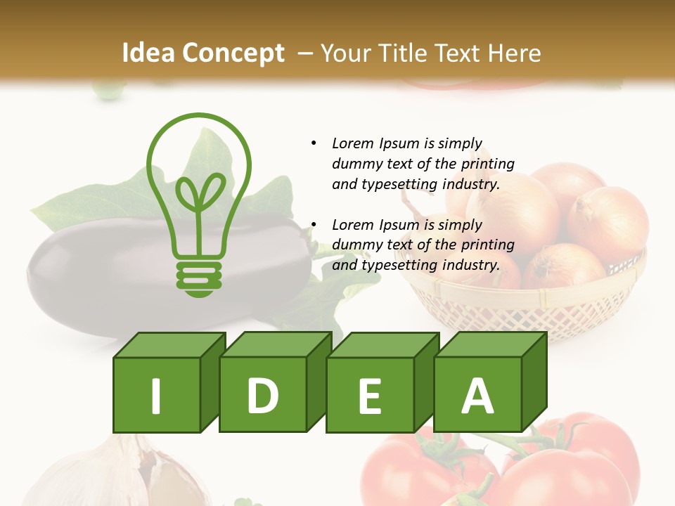 Green Peas PowerPoint Template