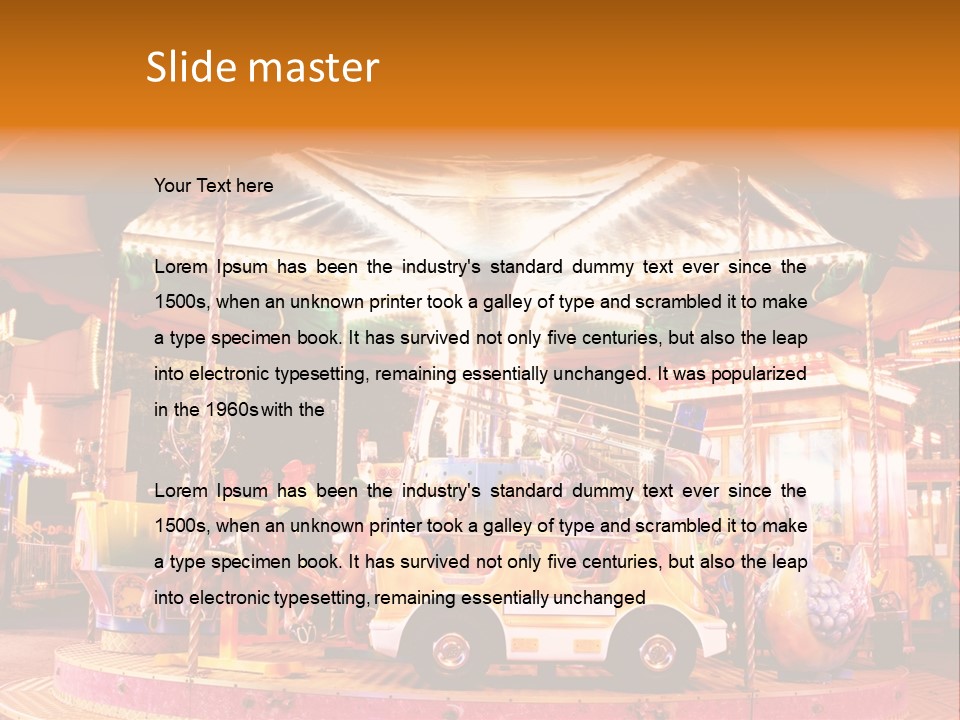 Color Circus Attraction PowerPoint Template