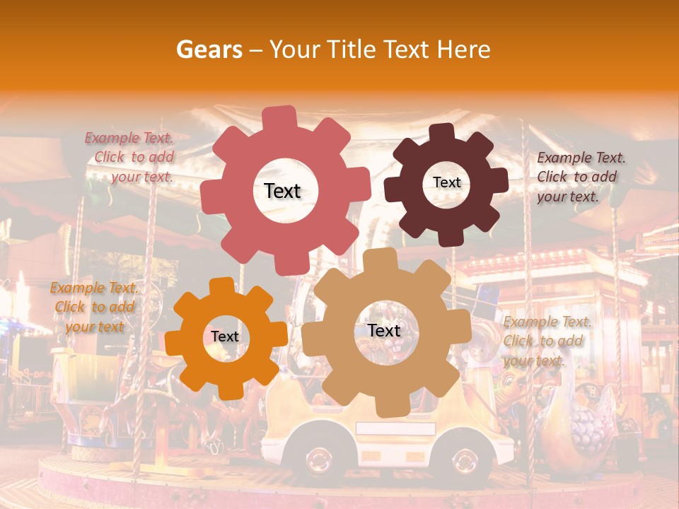 Color Circus Attraction PowerPoint Template