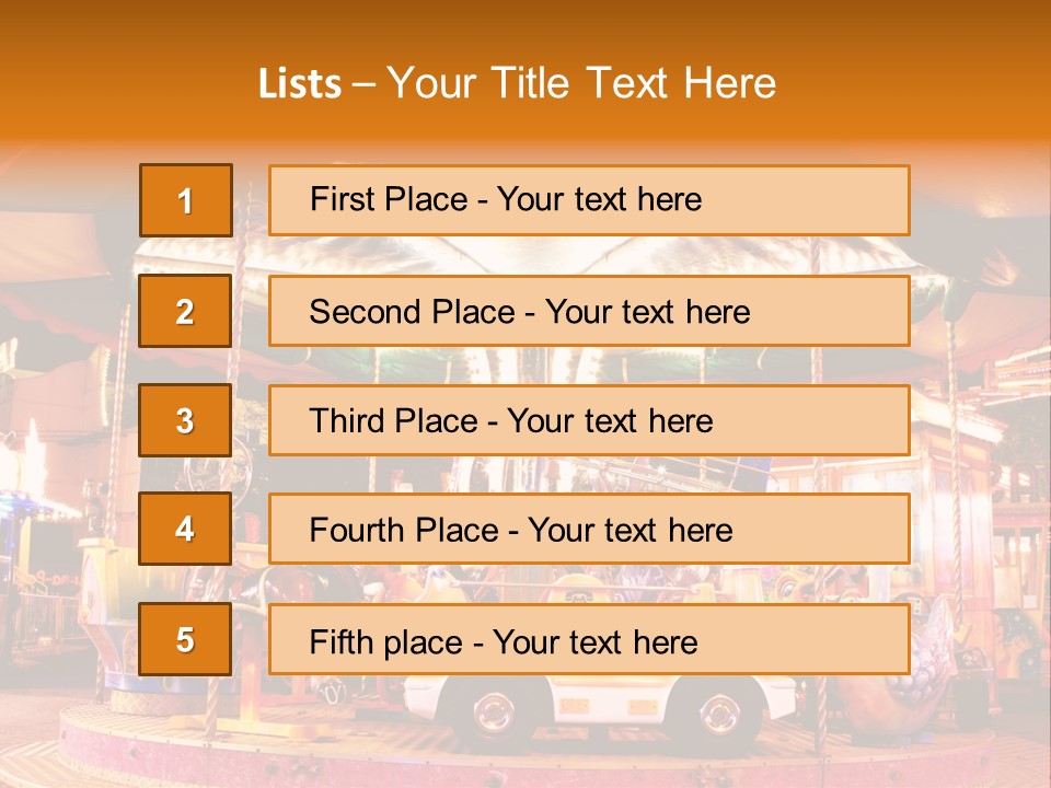 Color Circus Attraction PowerPoint Template