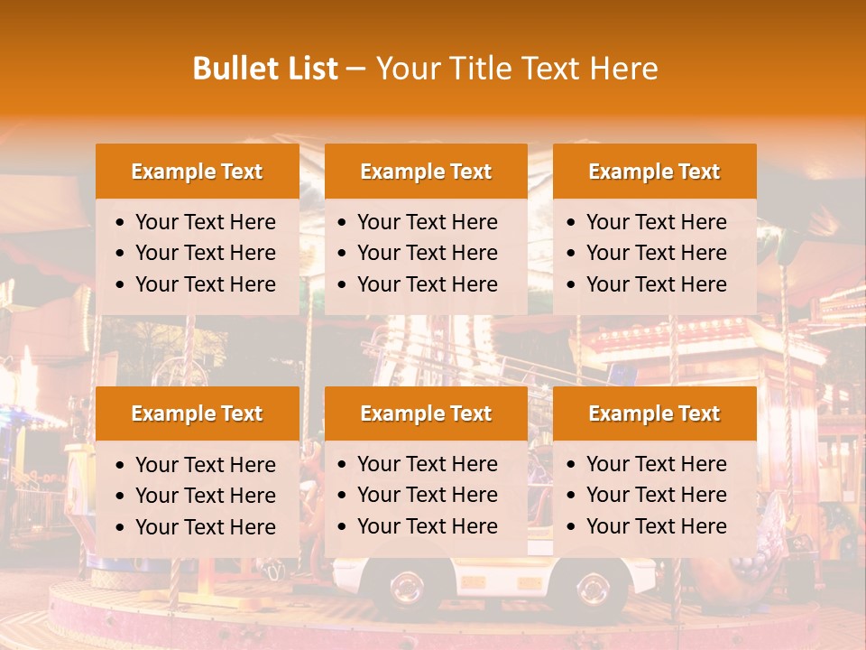 Color Circus Attraction PowerPoint Template