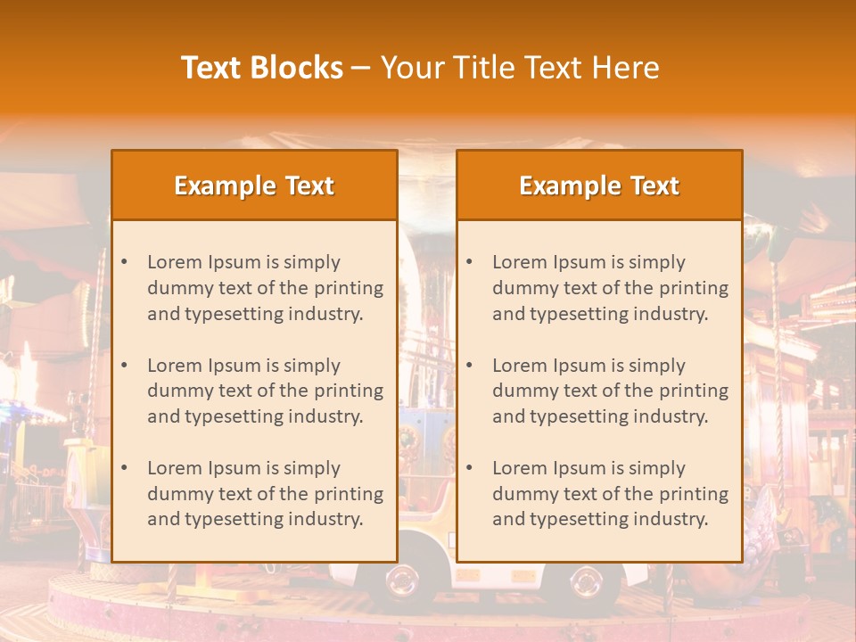 Color Circus Attraction PowerPoint Template