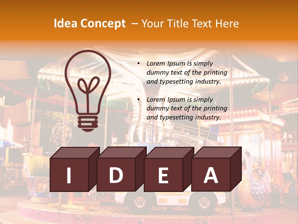 Color Circus Attraction PowerPoint Template