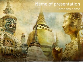 Amazing Bangkok PowerPoint Template