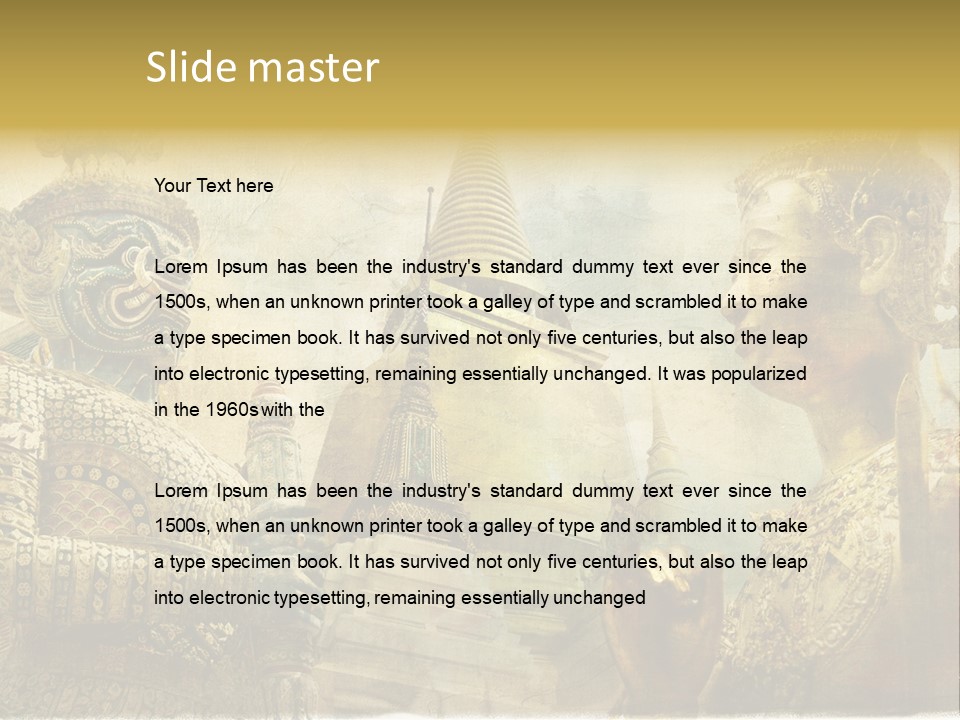 Amazing Bangkok PowerPoint Template