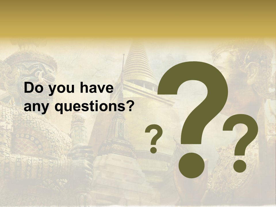 Amazing Bangkok PowerPoint Template