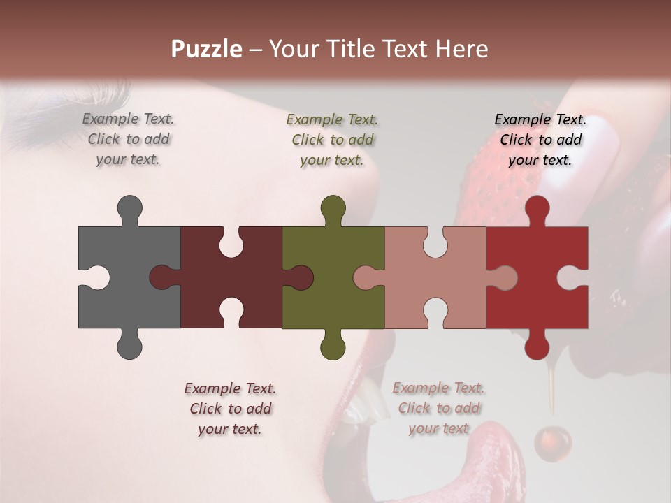 Beauty Food Glamour PowerPoint Template