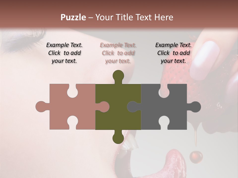 Beauty Food Glamour PowerPoint Template