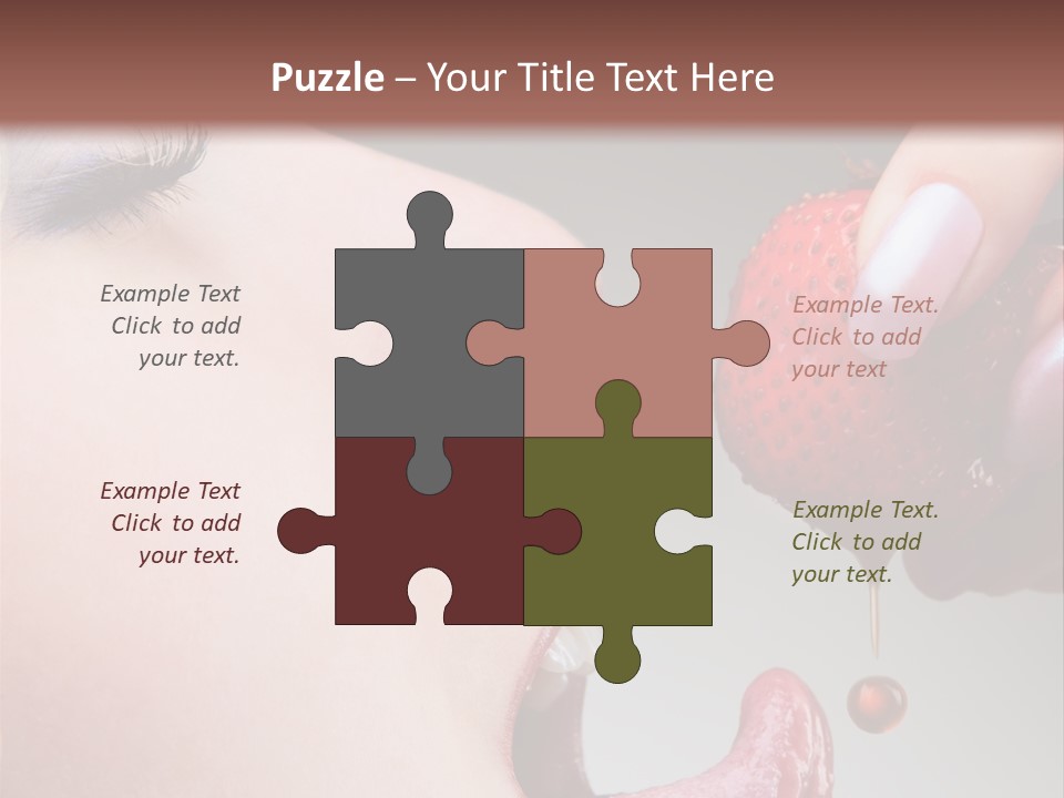 Beauty Food Glamour PowerPoint Template