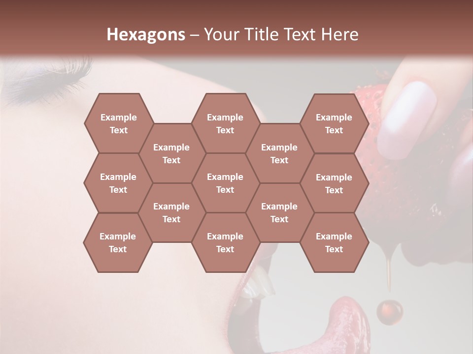 Beauty Food Glamour PowerPoint Template