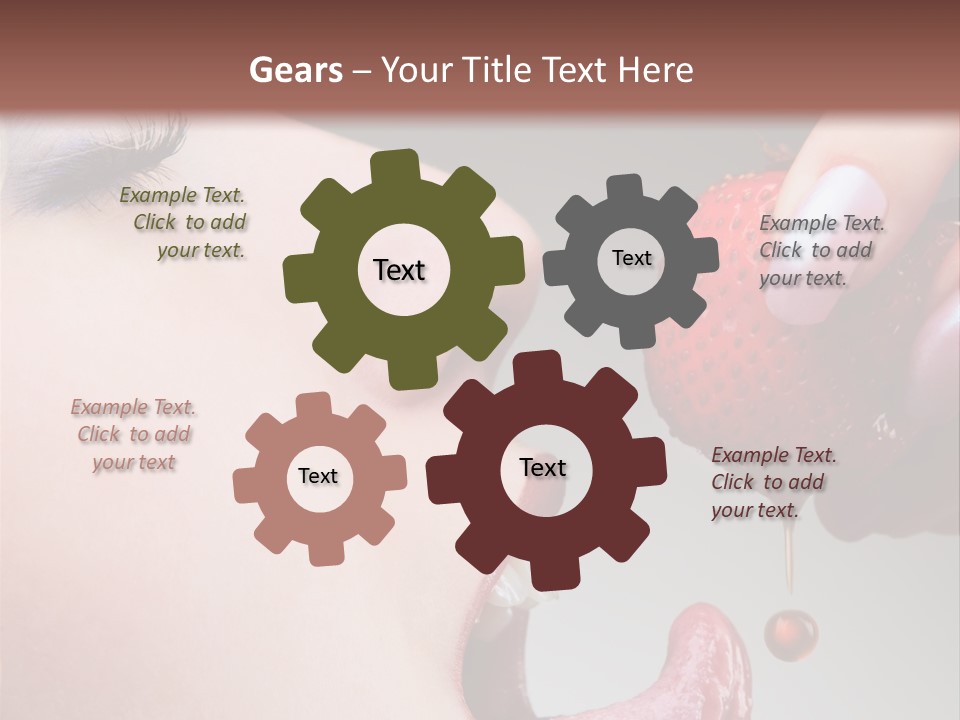 Beauty Food Glamour PowerPoint Template