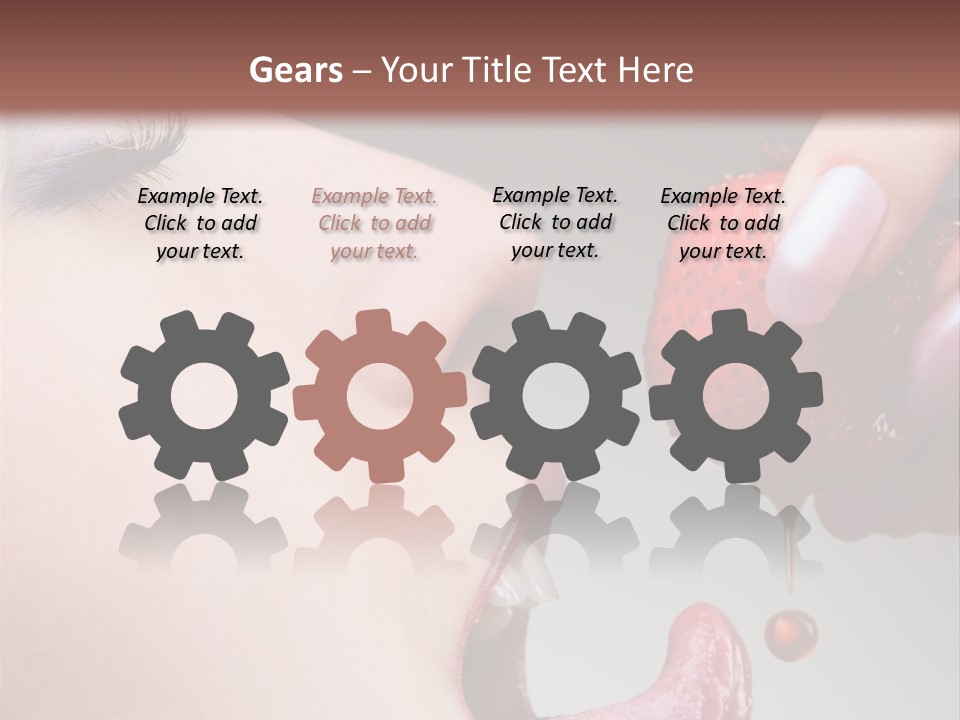 Beauty Food Glamour PowerPoint Template