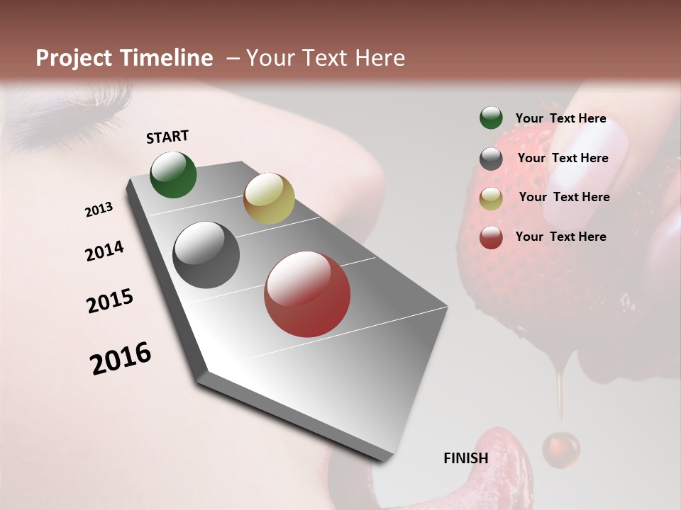 Beauty Food Glamour PowerPoint Template