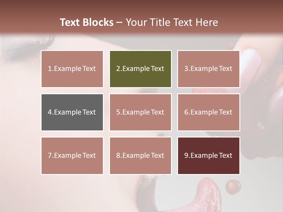 Beauty Food Glamour PowerPoint Template