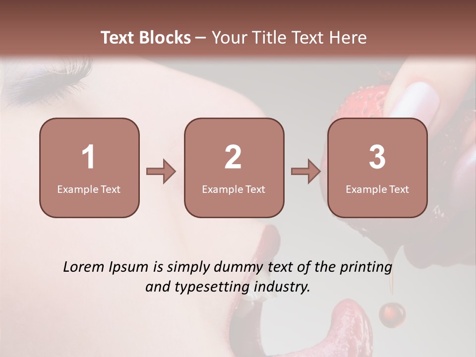 Beauty Food Glamour PowerPoint Template