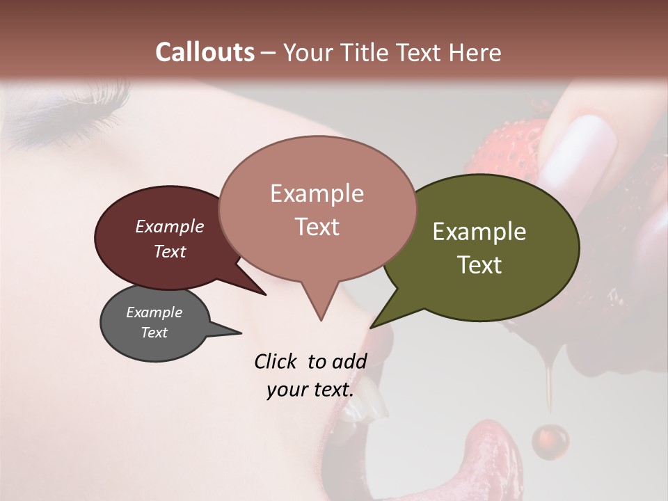 Beauty Food Glamour PowerPoint Template