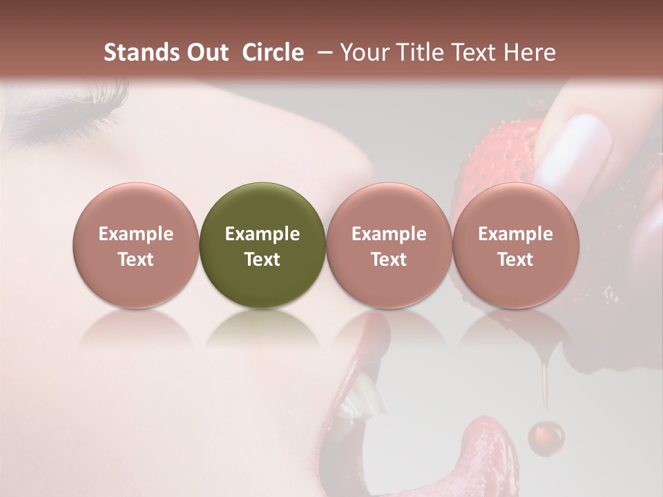 Beauty Food Glamour PowerPoint Template