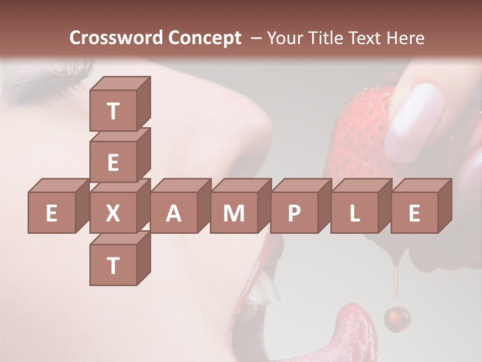 Beauty Food Glamour PowerPoint Template