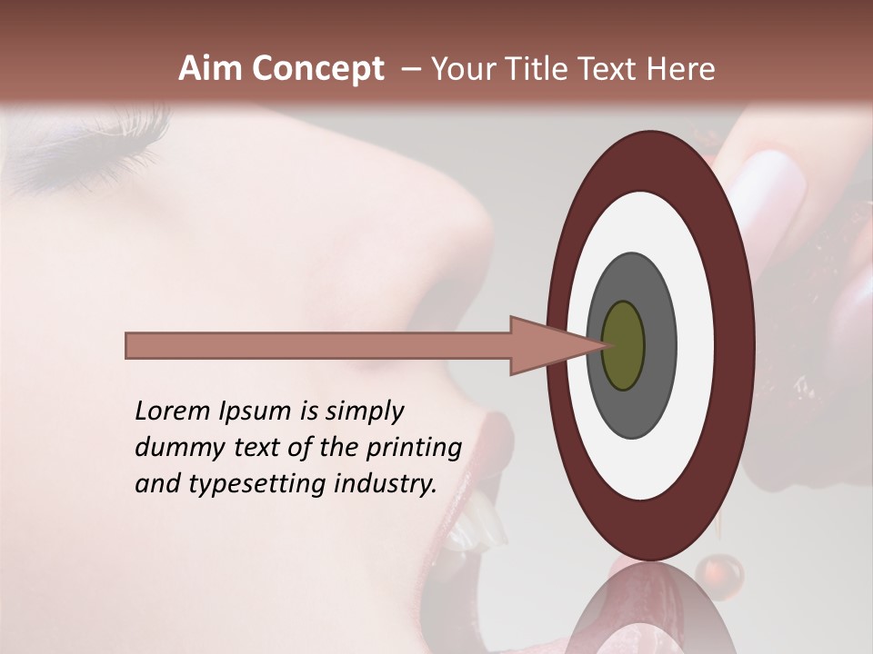 Beauty Food Glamour PowerPoint Template