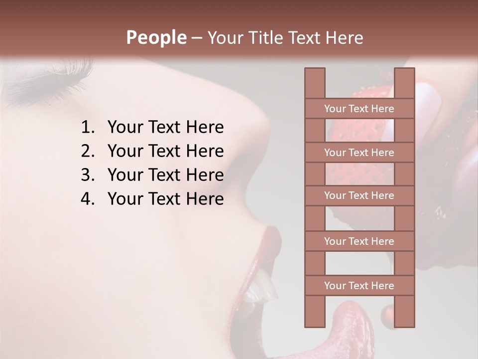 Beauty Food Glamour PowerPoint Template