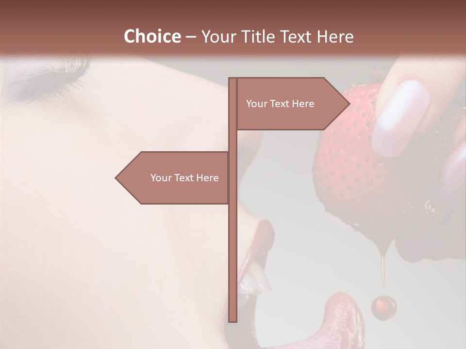 Beauty Food Glamour PowerPoint Template