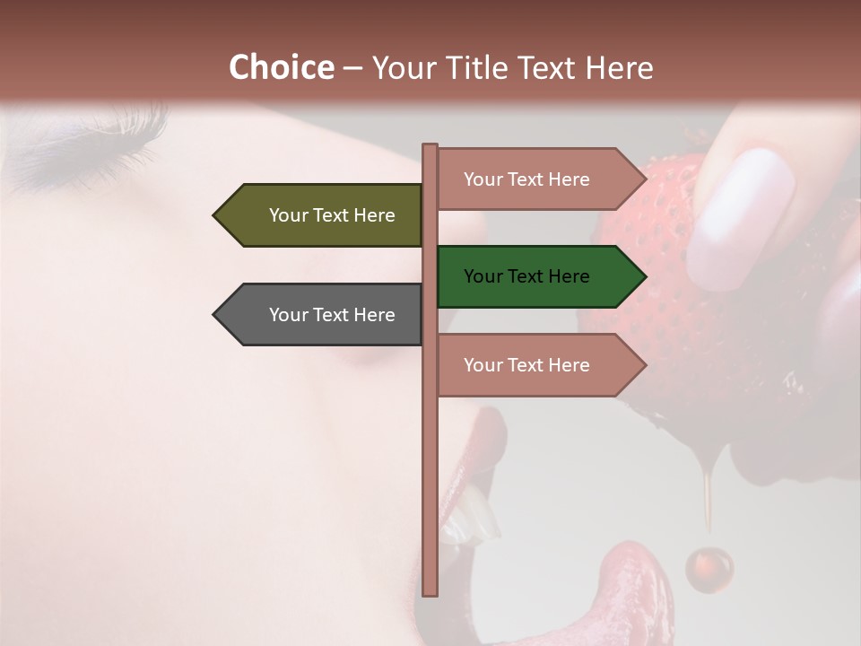 Beauty Food Glamour PowerPoint Template