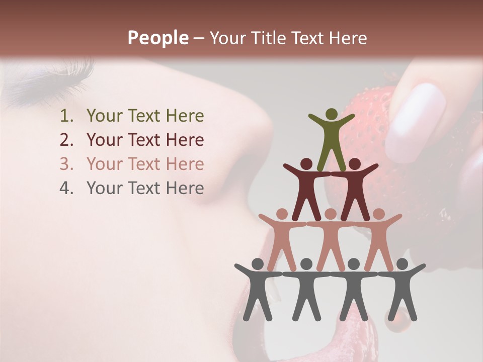 Beauty Food Glamour PowerPoint Template