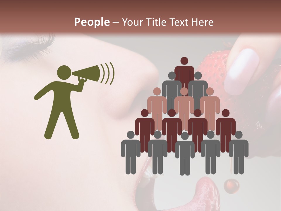 Beauty Food Glamour PowerPoint Template