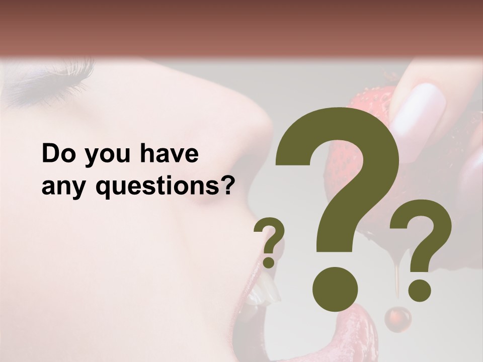 Beauty Food Glamour PowerPoint Template