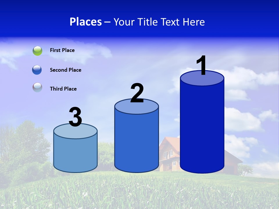 Green Hill House PowerPoint Template