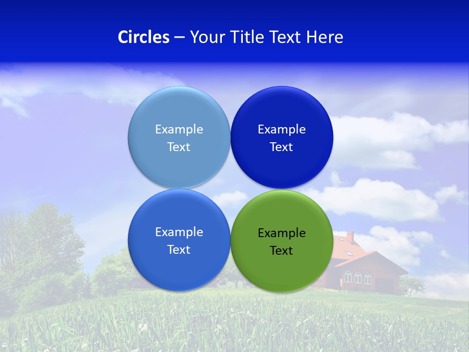 Green Hill House PowerPoint Template