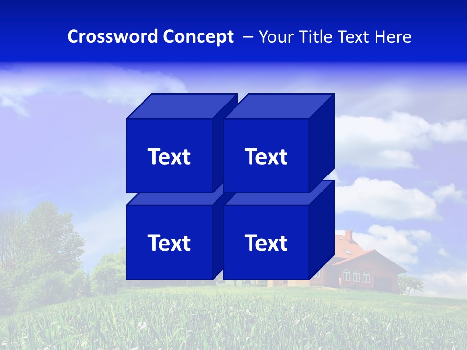 Green Hill House PowerPoint Template
