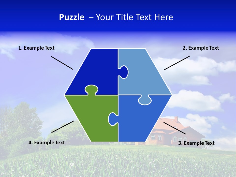 Green Hill House PowerPoint Template