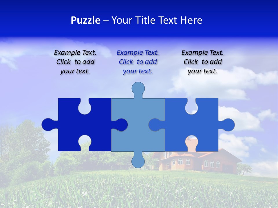 Green Hill House PowerPoint Template