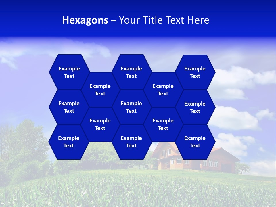 Green Hill House PowerPoint Template