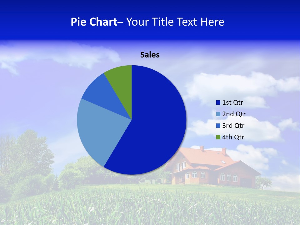 Green Hill House PowerPoint Template