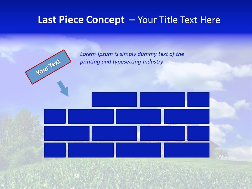 Green Hill House PowerPoint Template