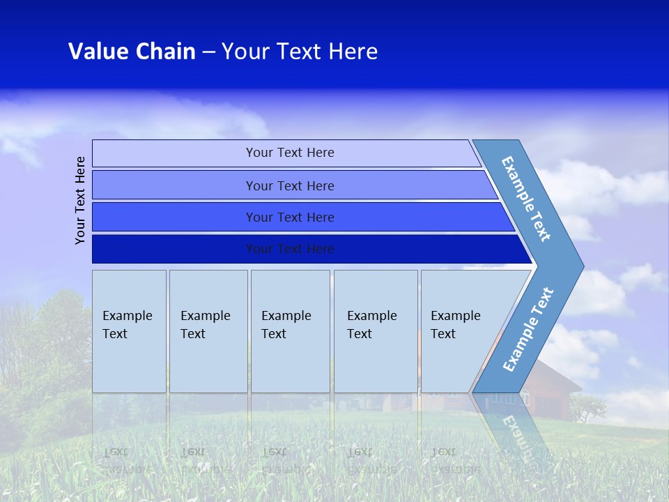 Green Hill House PowerPoint Template