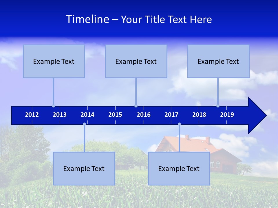 Green Hill House PowerPoint Template