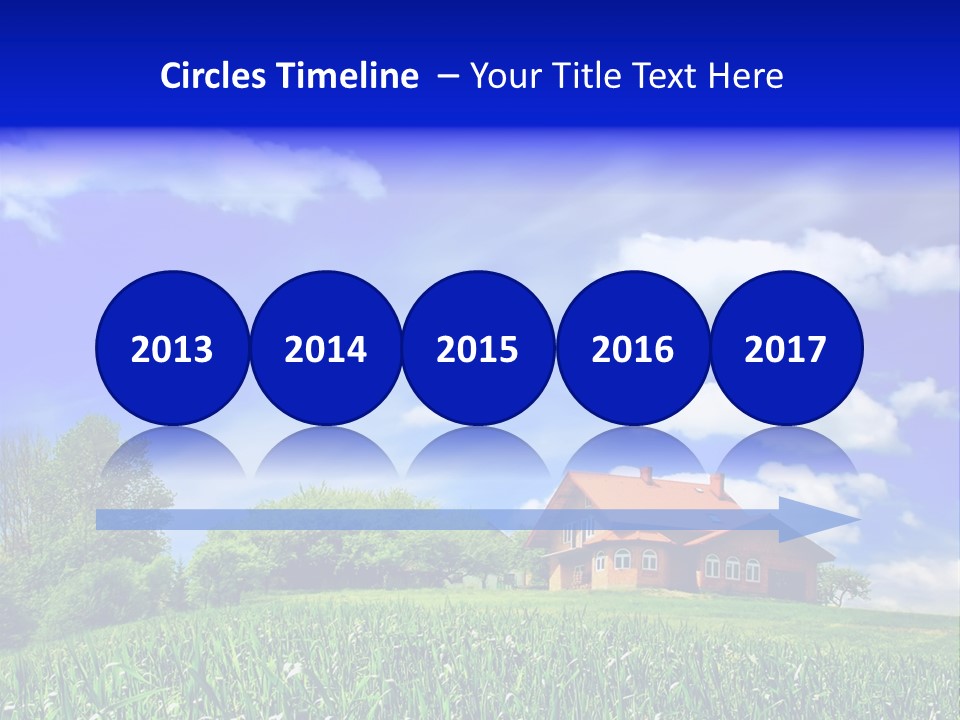 Green Hill House PowerPoint Template