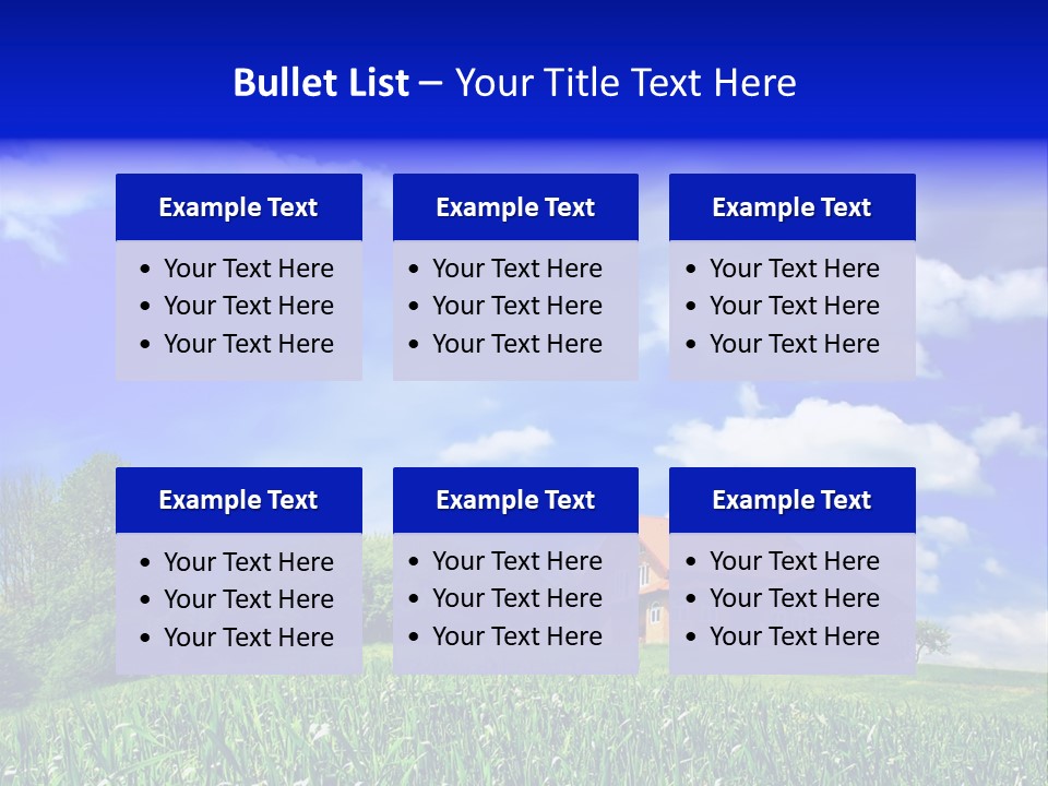 Green Hill House PowerPoint Template