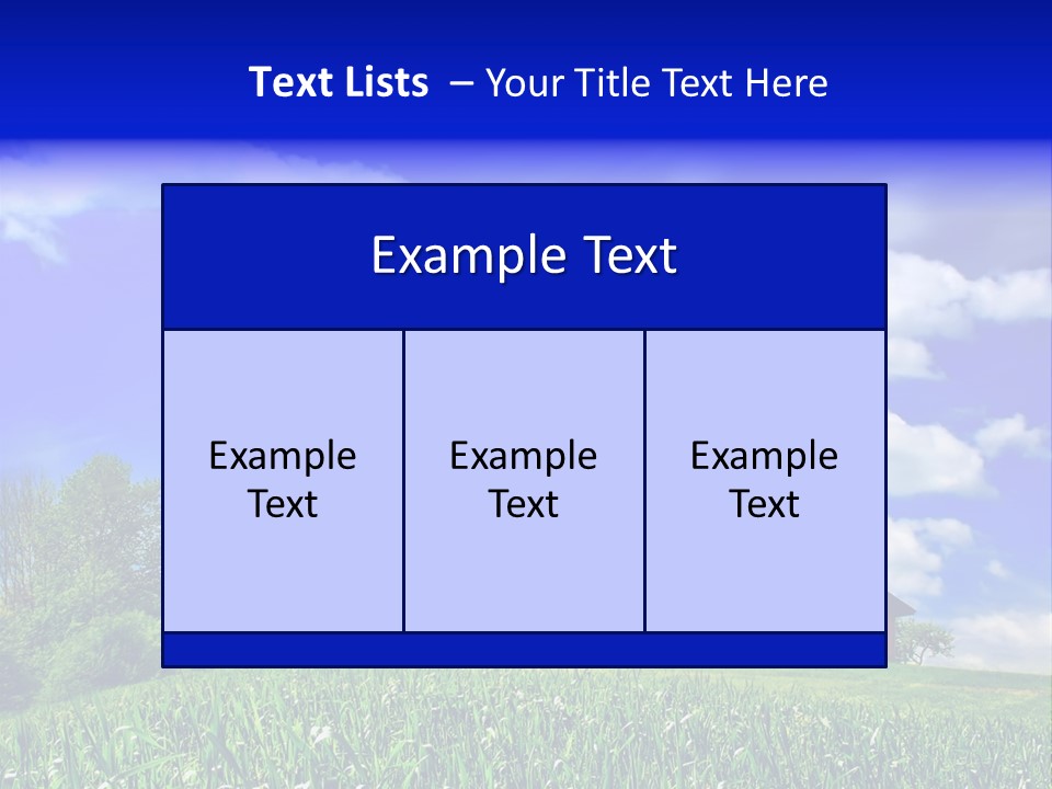 Green Hill House PowerPoint Template