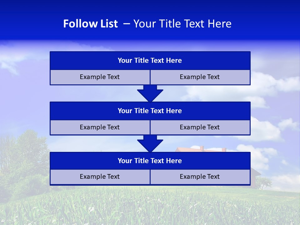 Green Hill House PowerPoint Template
