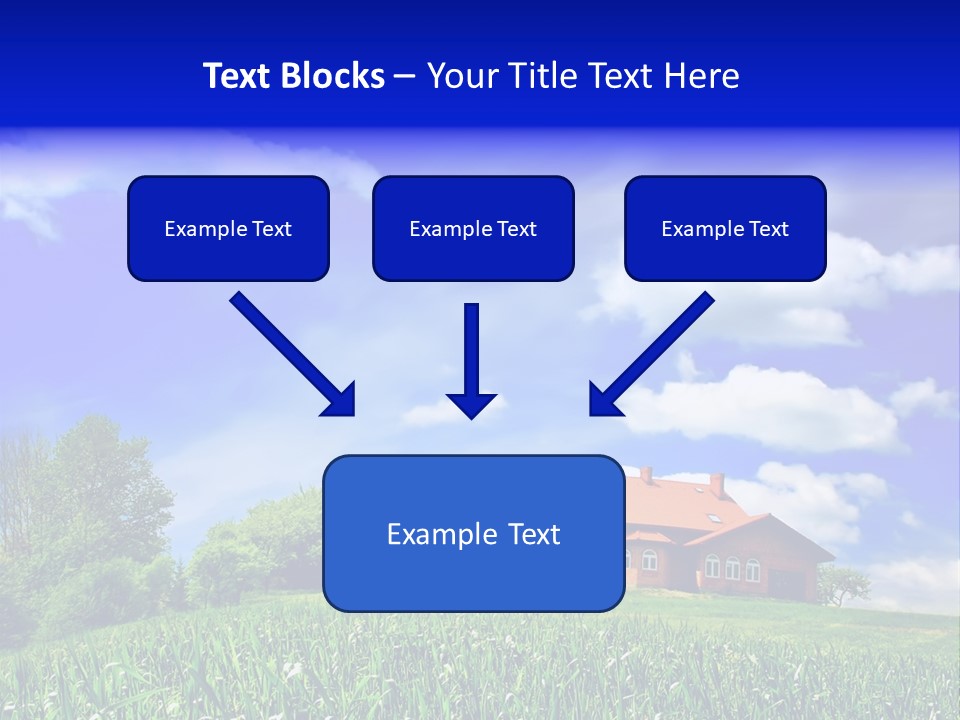 Green Hill House PowerPoint Template