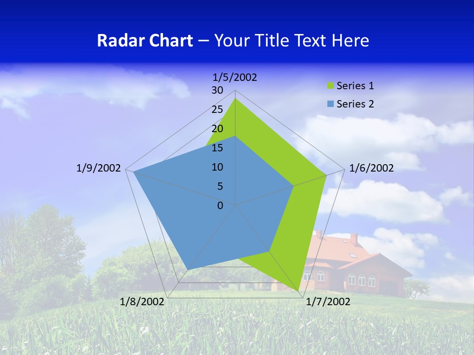 Green Hill House PowerPoint Template