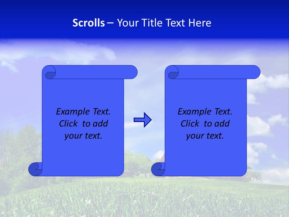 Green Hill House PowerPoint Template