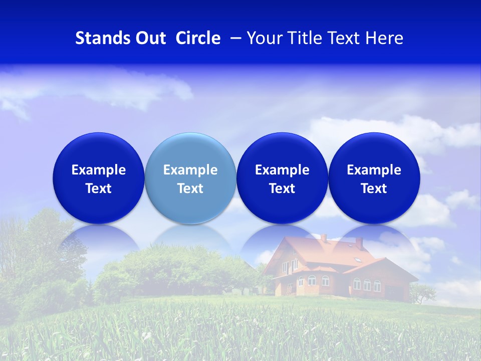Green Hill House PowerPoint Template