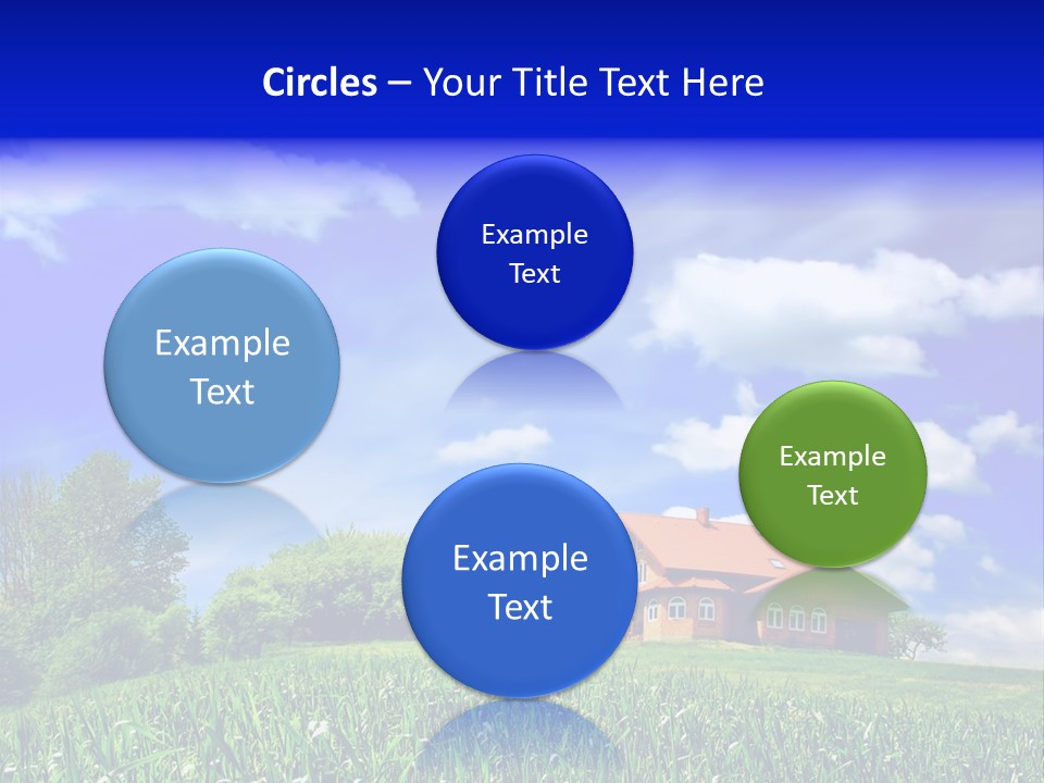 Green Hill House PowerPoint Template